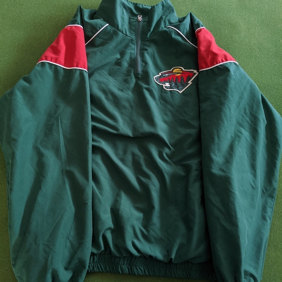 Vintage NHL Minnesota Wild Windbreaker Medium - Picture 1 of 8